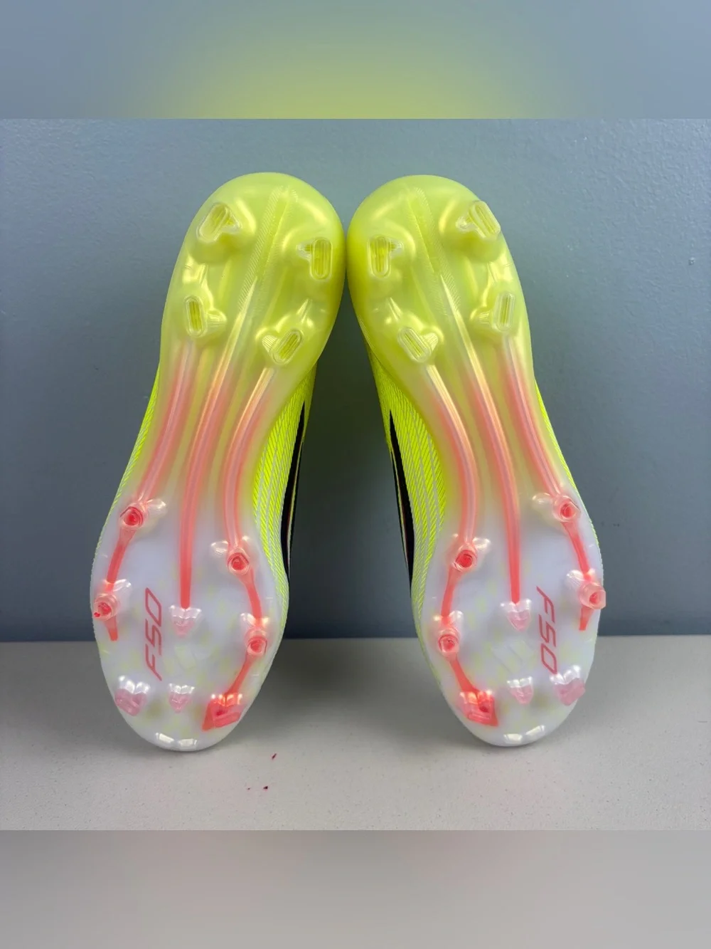 Adidas F50 Elite FG Soccer Cleats Team Solar Yellow 2 Black JR6457 Men’s Sz 8.5